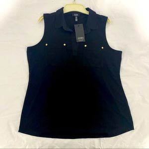 Jones New York Women’s Sleeveless Blouse